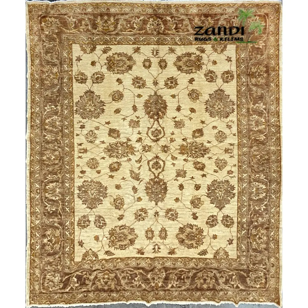 Hand knotted Pakistani Peshawar traditional design rug size 10'0''x8'0'' RR10159